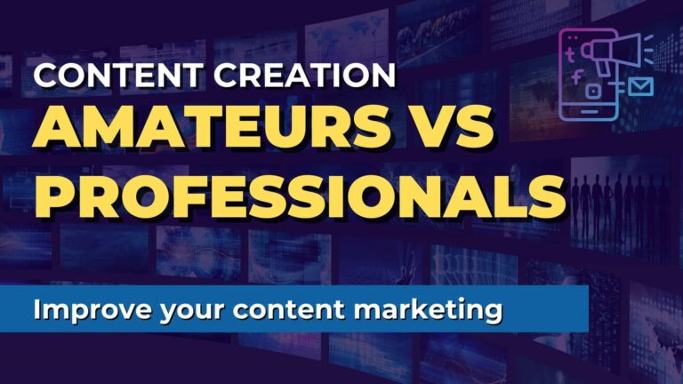 Content Creation: Amateurs vs. Professionals