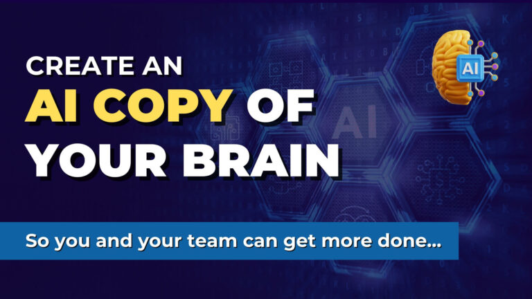 Create an AI copy of your brain…