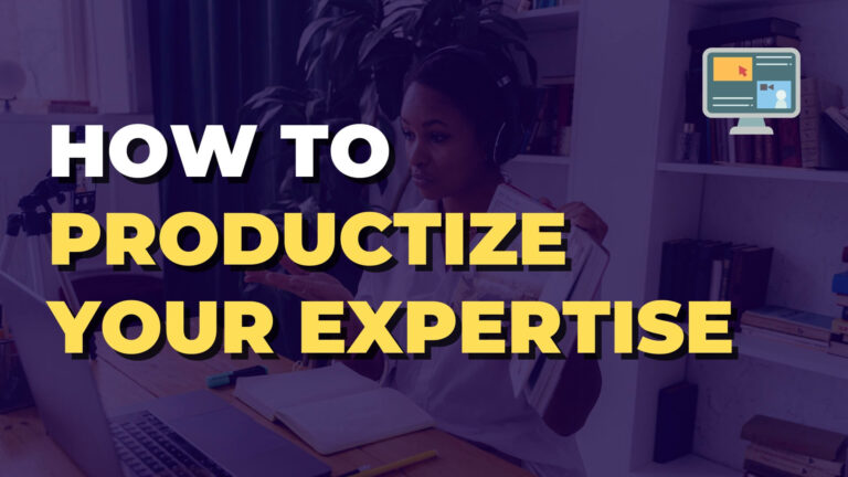 How to Productize Your Expertise: Designing a Signature System